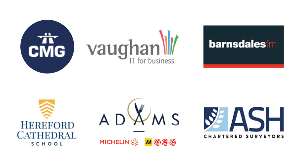 Logos of CV Locator Clients